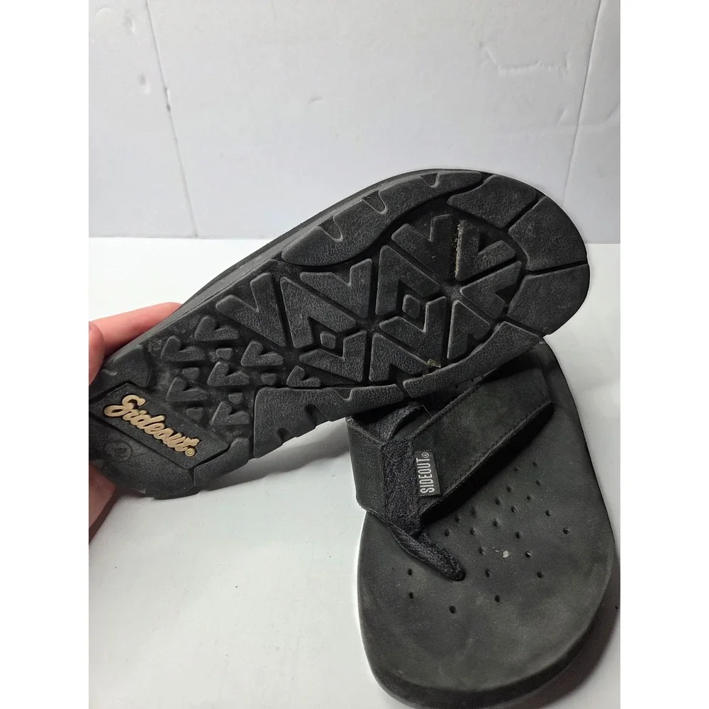 Sideout Mens‎ Black Flip Flop Sandals Thong Style Size 4 Casual Beach Summer